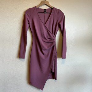 Windsor Mauve Asymmetrical Mini Dress